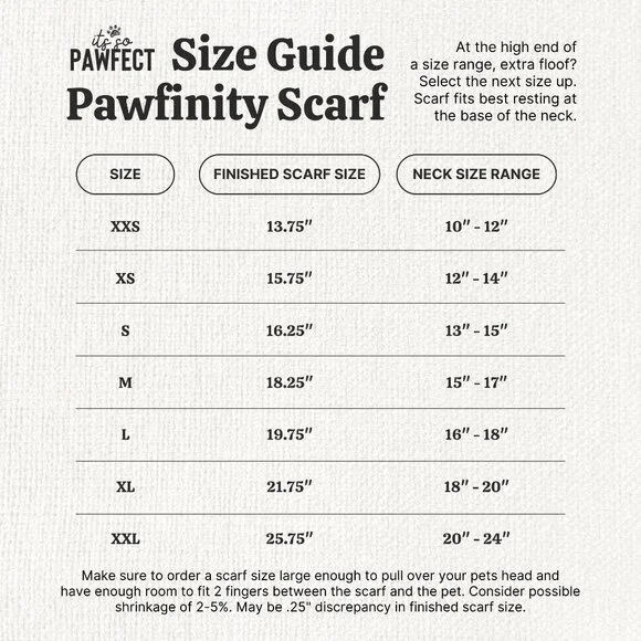 XS Flannel Dog Bandana Infinity Scarf for small dogs - Picture 6 of 13